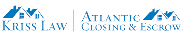 kriss law atlantic closing and escrow vector logo